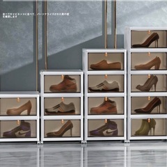 新品未使用　折りたたみ収納ラックの画像