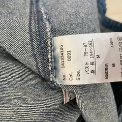 デニム　パーカーの画像