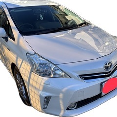 現車確認必須　プリウスα H24 前期 車検付きの画像