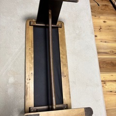 【完売】
ダイニングテーブル用ベンチ《幅75×奥行34×高さ41》（天然木） の画像