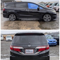 《自社ローン対応⭕️》［新潟県］【ホンダ オデッセイ 2.4 アブソルート EX】現金販売から自社ローン幅広い購入方法で対応❗️審査通過率98%、ブラックOK、格安中古車販売店【オーシャンデザイン】✨Bカメラ✨の画像