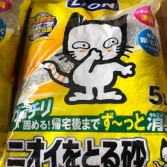 LION  ニオイをとる砂5L×2袋の画像