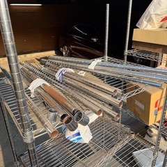 メタルラック スチールラック エレクター 棚 収納 スチール棚 ステンレスラック　大型　の画像