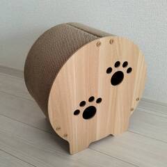 【お取引中】キャットハウス　爪とぎの画像