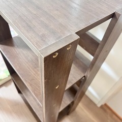 3段　収納棚　本棚の画像