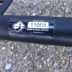 USバハラック正規品 ルーフラック Bajarack ミュールラック USED◆日産ムラーノにて使用の画像