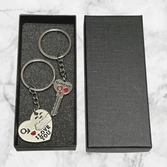 【新品】ペア love ハート ペアキーホルダー ペアリング キーホルダー キーリング 矢 アロー キューピットの画像