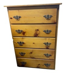 神奈川県送料込み！アメリカ職人ハンドメイド　ヴィンテージ  タンス　２個セット　の画像