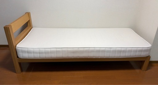 無印良品 オーク材セミシングルベッド (引越太郎) 南流山のベッド
