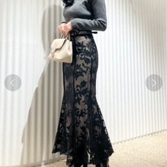 SNIDEL スナイデル レースアップマーメイドスカートの画像