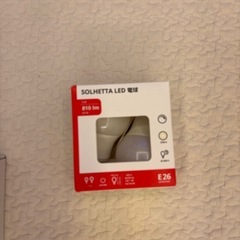 IKEA　BLIDVÄDER ブリドヴェーデル 電球2個付きの画像