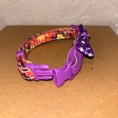 猫首輪和柄の画像
