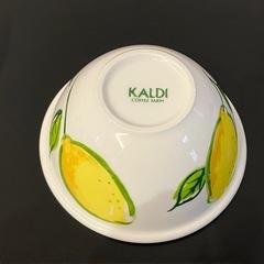 KALDI レモン柄 ボウル 磁器 2枚組 425ml スープにもの画像