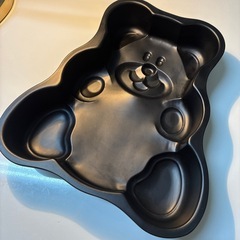 テディベア ケーキ型 アルミ製 レトロ 製菓道具 可愛い くま クマ の画像