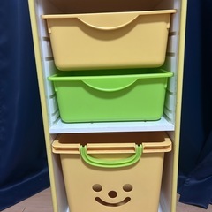 おもちゃ整理箱　カラーボックスの画像