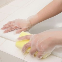 ProPlus バイオマスポリ手袋 Lサイズ 100枚 ブルー 使い捨て 家庭用 の画像