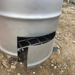 手作りピザ釜の画像