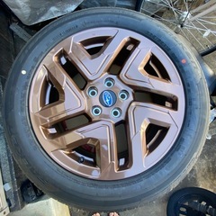 新車外し スバル フォレスター 純正18インチ ホイール&タイヤ 4セットの画像