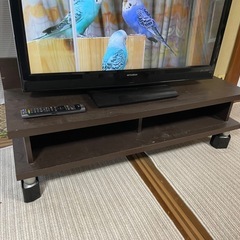 三菱液晶カラーテレビ　LCD-40MXW300 テレビ台付の画像