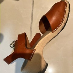 サンダル　北欧サンダル　ヒールの画像