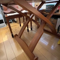 ‼️ 1月11日までお取引きで10,000→5,000 ‼️　大塚家具購入大きさ変わるテーブルの画像