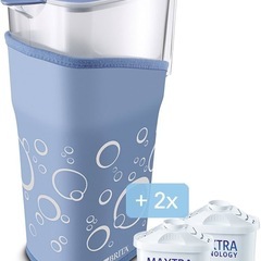 BRITA(ブリタ) リクエリ プラシッドブルー 1.1L カートリッジ2個 ポット型浄水器 2ヶ月交換の画像