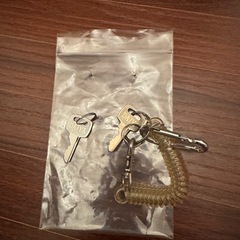 未使用ロッカー鍵二つ付きの画像