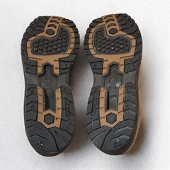 ミズノ 25.5cm コヨーテ ブラウン ファスナー付 ウォーキング アウトドア 作業靴 ワークシューズ の画像