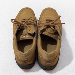 ミズノ 25.5cm コヨーテ ブラウン ファスナー付 ウォーキング アウトドア 作業靴 ワークシューズ の画像