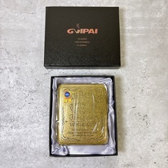シガレットケース 化粧箱付き ゴールド 喫煙具ケースの画像