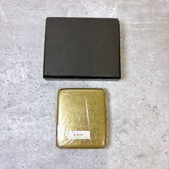 シガレットケース 化粧箱付き ゴールド 喫煙具ケースの画像