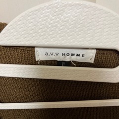 a.v.v HOMME/アーヴェヴェオム　メンズ切り替えニットの画像