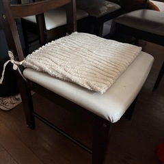 イス　4脚　ブラウンの画像