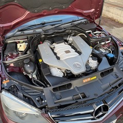 超極上　C63 AMG 希少色カーネリアンレッド　W204 メルセデスベンツ　屋内保管車　程度極上　の画像