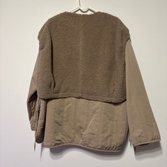 アルシーヴ　archives ボアベスト付キルティングジャケットの画像