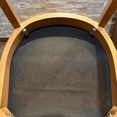 【カリモク】ダイニングチェア 2脚セット ベージュの画像