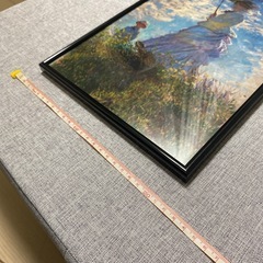 【話し中】絵画　モネ　傘をさす女性の画像