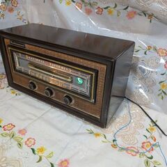 Bluetooth付　マジックアイ木箱ナショナルBX-255　昭和レトロの画像