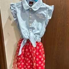 【110cm】ベビードール_ワンピースDisneyミニーちゃんの画像
