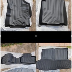 カローラセダン  ラバーフロアマットセット 【フロント　リア　カーゴ】の画像