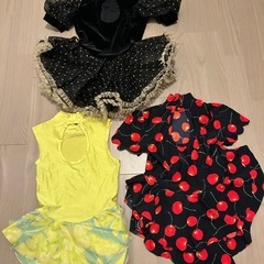 フィギュアスケートコスチューム3点セットの画像