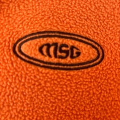 MSG オレンジ ジップアップ トレーナー Lの画像