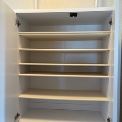 ジュースラック　下駄箱　ミラー付きの画像