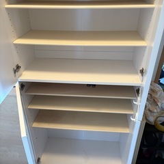 ジュースラック　下駄箱　ミラー付きの画像