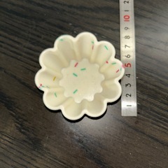 #花型ココット #皿  #小鉢 ホワイト系 スイーツカップの画像