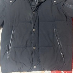 ダウンコート　黒　Mサイズの画像