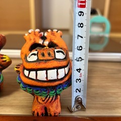 笑顔のシーサーの画像