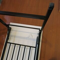 折りたたみテーブル 会議用 事務机 パソコンデスクにも ホワイト 新品 訳あり 1800 x 600 x 700 mm の画像