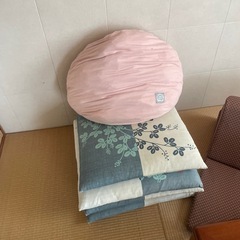 座椅子　座布団　クッションセットでの画像