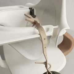 ESSIE マルチストラップ　グレー／ミントの画像